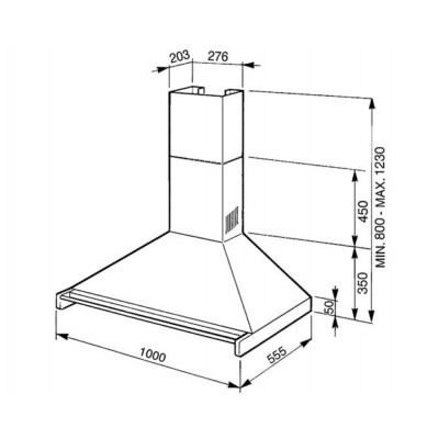 ВЫТЯЖКА SMEG KD100XE ВЫТЯЖКА SMEG KD100XE