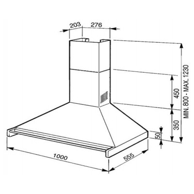ВЫТЯЖКА SMEG KD100NE ВЫТЯЖКА SMEG KD100NE