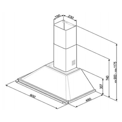 ВЫТЯЖКА SMEG KT90BE ВЫТЯЖКА SMEG KT90BE