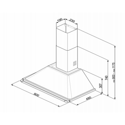 ВЫТЯЖКА SMEG KT90BE ВЫТЯЖКА SMEG KT90BE