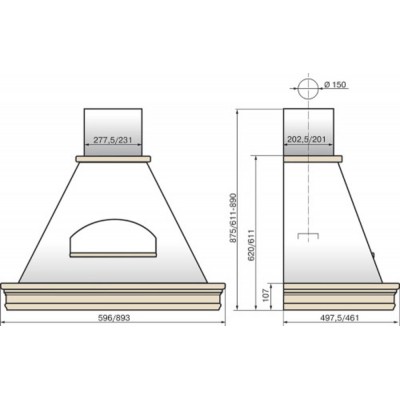ВЫТЯЖКА ЭЛИКОР Бельведер Валенсия 90 топ.молоко/дуб неокр. ВЫТЯЖКА ЭЛИКОР Бельведер Валенсия 90 топ.молоко/дуб неокр.