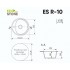 EcoStone ES-10 молочный d=440мм ПОД ЗАКАЗ (!!!) EcoStone ES-10 молочный d=440мм ПОД ЗАКАЗ (!!!)