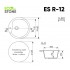 EcoStone ES-12 графитовый d=480мм ПОД ЗАКАЗ (!!!) EcoStone ES-12 графитовый d=480мм ПОД ЗАКАЗ (!!!)