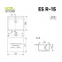 EcoStone ES-15 графитовый 550x490мм EcoStone ES-15 графитовый 550x490мм