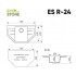 EcoStone ES-24 белый 780x490мм EcoStone ES-24 белый 780x490мм