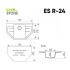 EcoStone ES-24 серый 780x490мм EcoStone ES-24 серый 780x490мм
