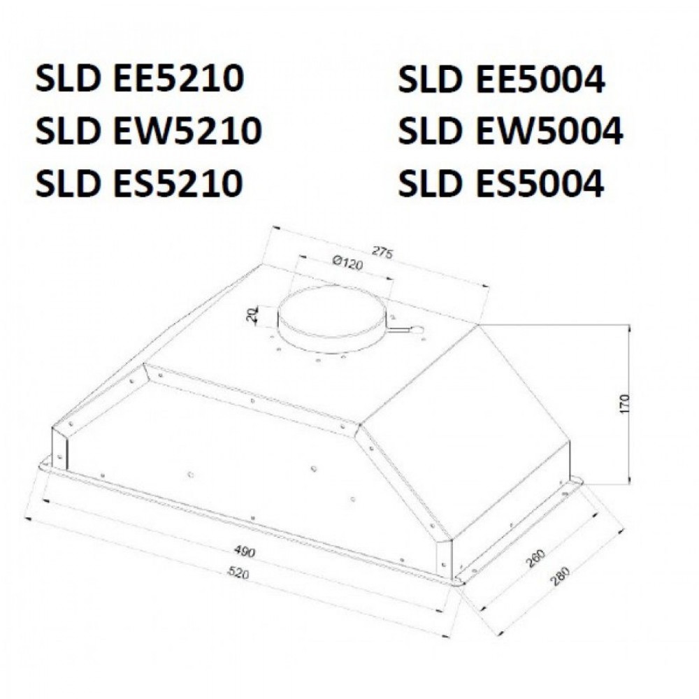 Встраиваемая вытяжка Schaub Lorenz SLD es5210