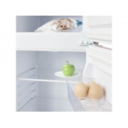 Узкий двухкамерный холодильник с верхней морозильной камерой Бирюса Б-122