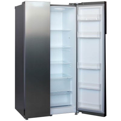 Холодильник Side-by-side с дисплеем на двери цвета нержавеющая сталь Бирюса SBS 587 I Холодильник Side-by-side с дисплеем на двери цвета нержавеющая сталь Бирюса SBS 587 I