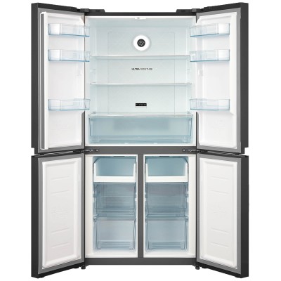 Многокамерный холодильник с черными стеклянными дверьми Бирюса CD 466 BG Многокамерный холодильник с черными стеклянными дверьми Бирюса CD 466 BG