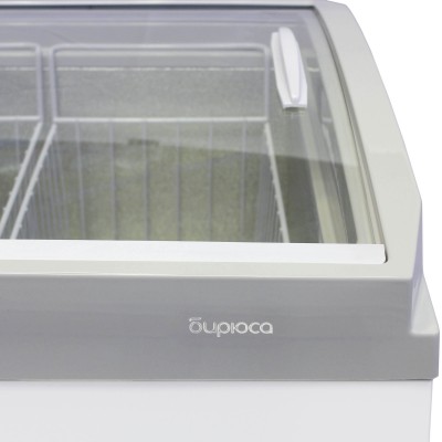 Морозильный ларь с гнутым стеклом Бирюса Б-355CZQ Морозильный ларь с гнутым стеклом Бирюса Б-355CZQ