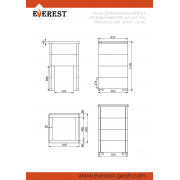 Печь для бани Эверест "Steam Master" 44 ЧУГУН Пироксенит Элит, S-40