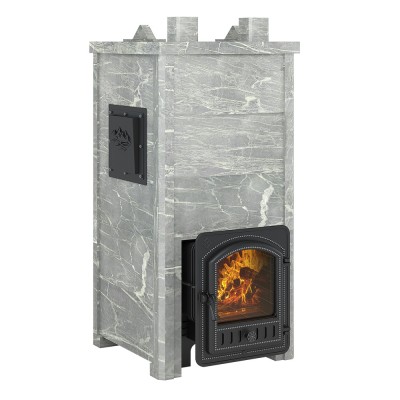 Печь Эверест "Легкий пар Профи" каменка из нерж. стали, Талькохлорит, S-50 мм Печь Эверест "Легкий пар Профи" каменка из нерж. стали, Талькохлорит, S-50 мм