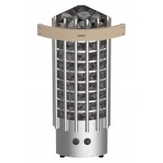 Печь электрическая HARVIA GLOW CORNER TRC90 со встроенным пультом, угловая