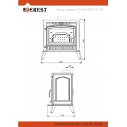 Печь-камин EVEREST F12