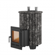 Печь для бани EVEREST "Steam Master 38 ЧУГУН" Ламель Пироксенит, S-20 (2023)