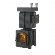 Печь для бани Эверест "Легкий пар Профи" под обкладку Б/В (по-серому)