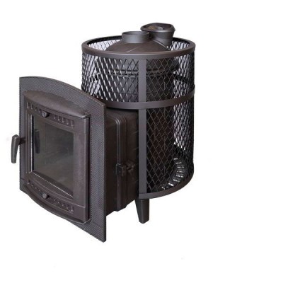 Чугунная банная печь «Атмосфера L» с сеткой для камней Чугунная банная печь «Атмосфера L» с сеткой для камней