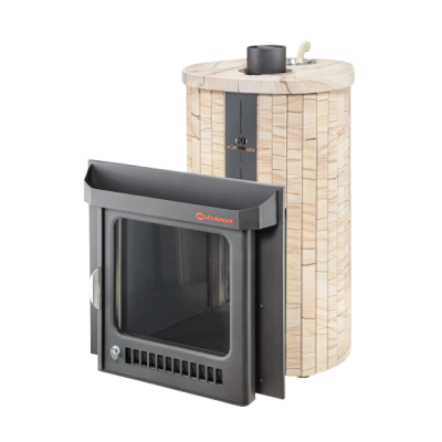 Печь для бани Ферингер Малютка ПФ до 18м3 Окаменевшее дерево наборный Печь для бани Ферингер Малютка ПФ до 18м3 Окаменевшее дерево наборный