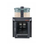 Печь для бани Ферингер Малютка ПФ до 18м3 Окаменевшее дерево( перенесенный рисунок) + Змеевик