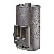 Печь для бани Ферингер ПФ 'До 25 м3' Паровая Уют топка из парной Дуб Антик