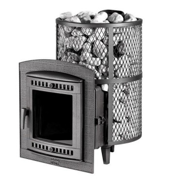 Банная печь «Атмосфера L» с нержавеющей сеткой до 22 м³ Банная печь «Атмосфера L» с нержавеющей сеткой до 22 м³