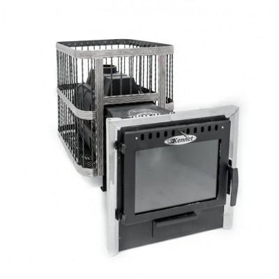 Печь банная Kennet Атлант 22П сетка ковка панорама Печь банная Kennet Атлант 22П сетка ковка панорама