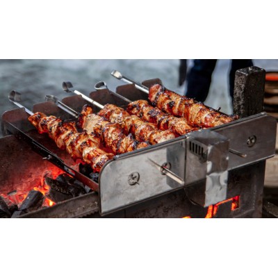 Электрический шампуроверт Kennet Самжарыч на 5 шампуров Электрический шампуроверт Kennet Самжарыч на 5 шампуров