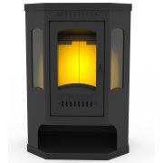 Печь-камин Kennet Антей три стекла 10кВт