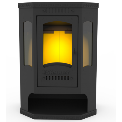 Печь-камин Kennet Антей три стекла 10кВт Печь-камин Kennet Антей три стекла 10кВт
