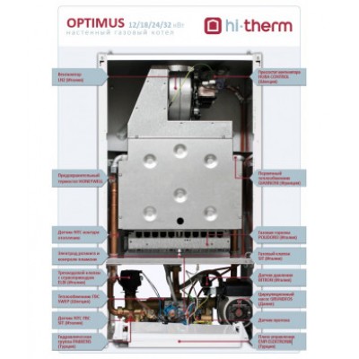 Котел газовый Hi-Therm OPTIMUS 12 кВт Котел газовый Hi-Therm OPTIMUS 12 кВт