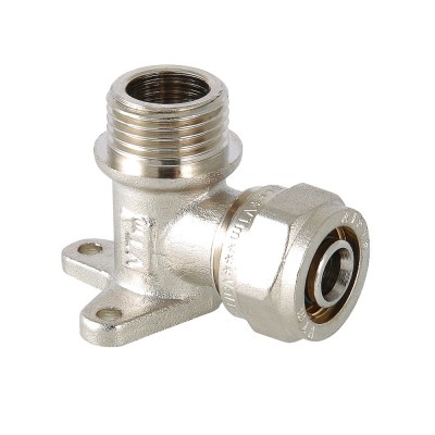 Фитинг обжимной – водорозетка с наружной резьбой 16 мм х 1/2" Фитинг обжимной – водорозетка с наружной резьбой 16 мм х 1/2"