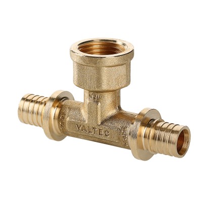 Фитинг аксиальный универсальный – тройник надвижной с переходом на внутреннюю резьбу 25 (3,5) мм х 3/4" х 25 (3,5) мм Фитинг аксиальный универсальный – тройник надвижной с переходом на внутреннюю резьбу 25 (3,5) мм х 3/4" х 25 (3,5) мм