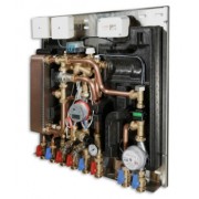 Квартирная станция с функцией приготовления горячей воды (без рециркуляции) без т/сч