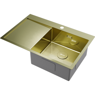 Мойка Omoikiri Akisame 78-R-LG нерж. сталь/светлое золото (4973086) Мойка Omoikiri Akisame 78-R-LG нерж. сталь/светлое золото (4973086)