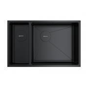 Мойка Omoikiri Taki 69-2-U/IF-R Side-GB нерж. сталь/графит (4993183)