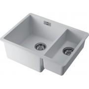 Мойка Omoikiri Kata 55-2-U-WH Artgranit/белый (4997526)