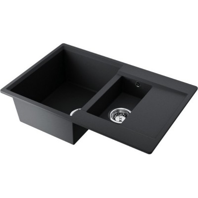 Мойка Omoikiri Daisen 78-2-BL Artgranit/черный (4993334) Мойка Omoikiri Daisen 78-2-BL Artgranit/черный (4993334)