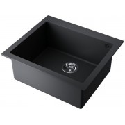 Мойка Omoikiri Bosen 57-BL Tetogranit/черный (4993145)