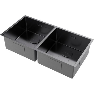 Мойка Omoikiri Taki 86-2-U/IF-GM нерж. сталь/вороненая сталь (4993793) Мойка Omoikiri Taki 86-2-U/IF-GM нерж. сталь/вороненая сталь (4993793)