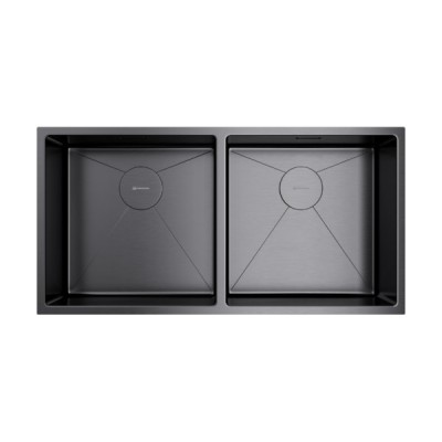 Мойка Omoikiri Taki 86-2-U/IF-GM нерж. сталь/вороненая сталь (4993793) Мойка Omoikiri Taki 86-2-U/IF-GM нерж. сталь/вороненая сталь (4993793)