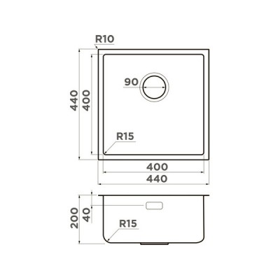 Мойка Omoikiri Tadzava 44-U/I Ultra 15-IN нерж. сталь/нержавеющая сталь (4997114) Мойка Omoikiri Tadzava 44-U/I Ultra 15-IN нерж. сталь/нержавеющая сталь (4997114)