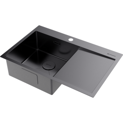 Мойка Omoikiri Akisame 78-L-GM нерж. сталь/вороненая сталь (4973099) Мойка Omoikiri Akisame 78-L-GM нерж. сталь/вороненая сталь (4973099)