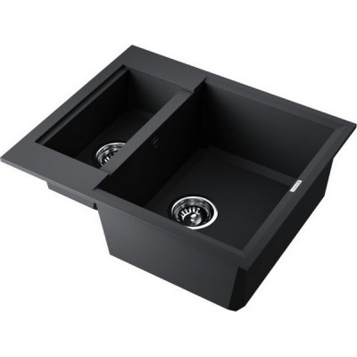 Мойка Omoikiri Sakaime 60-2-BL Tetogranit/черный (4993908) Мойка Omoikiri Sakaime 60-2-BL Tetogranit/черный (4993908)