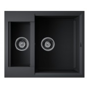 Мойка Omoikiri Sakaime 60-2-BL Tetogranit/черный (4993908)