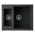 Мойка Omoikiri Sakaime 60-2-BL Tetogranit/черный (4993908) Мойка Omoikiri Sakaime 60-2-BL Tetogranit/черный (4993908)