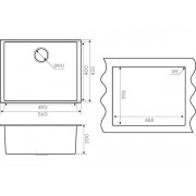 Мойка Kuchenstern SUB 60 черный