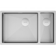 Мойка Paulmark Next 69/2S uni PM226944-BSL, брашированная нерж. сталь