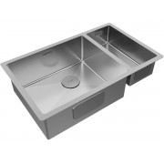 Мойка Paulmark Next 69/2S uni PM226944-BSL, брашированная нерж. сталь