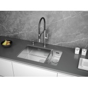 Мойка Paulmark Next 69/2S uni PM226944-BSL, брашированная нерж. сталь